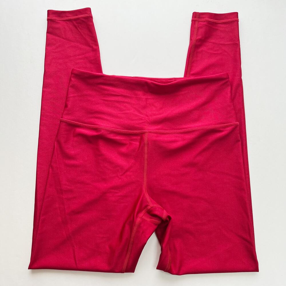 Athleta Elation Ultra High Rise Sheen Tight Legging Red Size Small